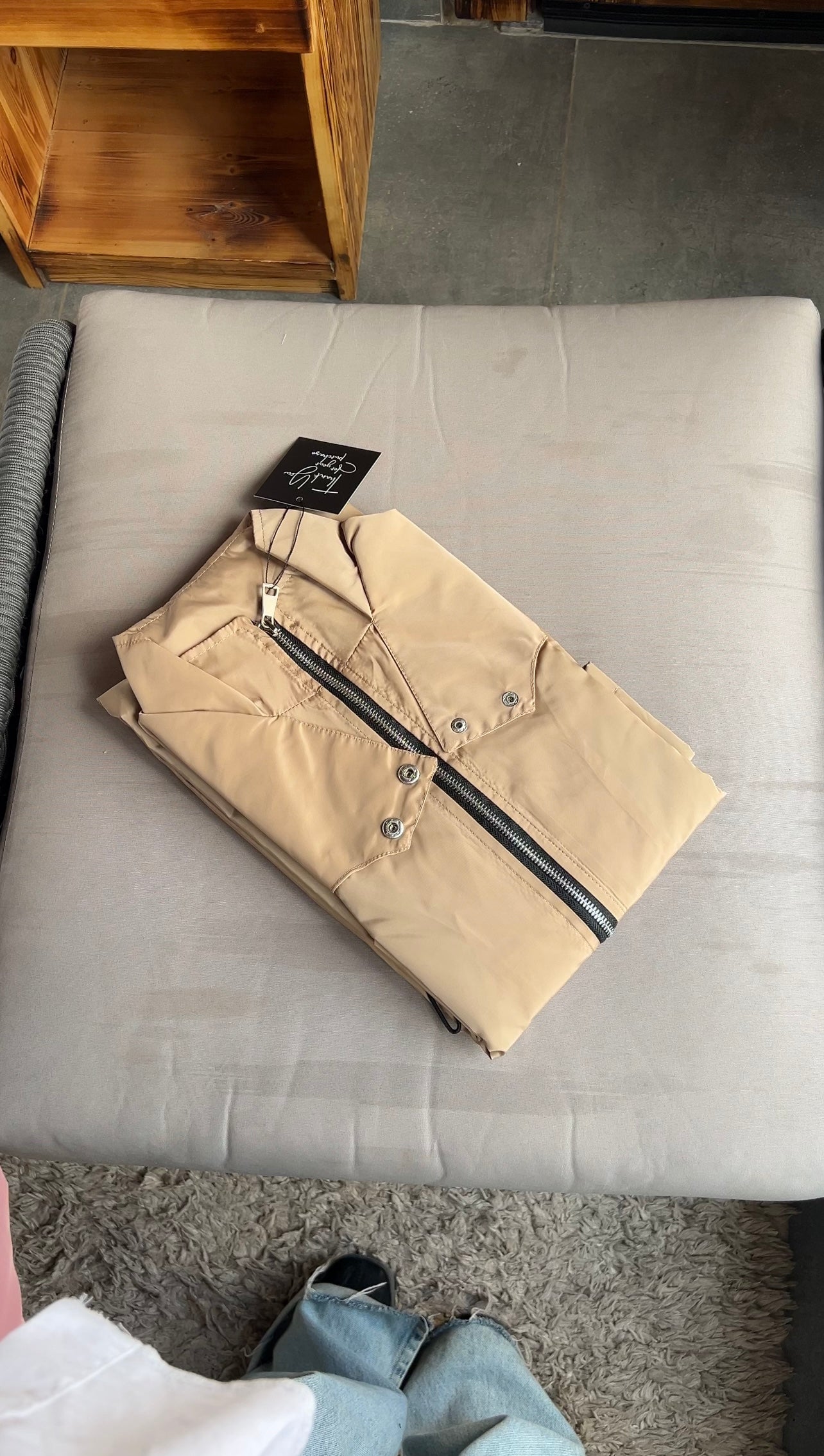 BEIGE SPORTIVE COAT