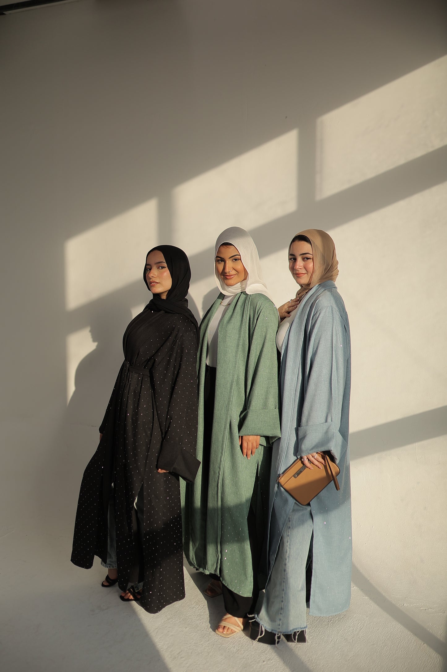 MINT RHINESTONE KAFTAN